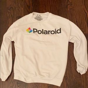 Polaroid White Crewneck